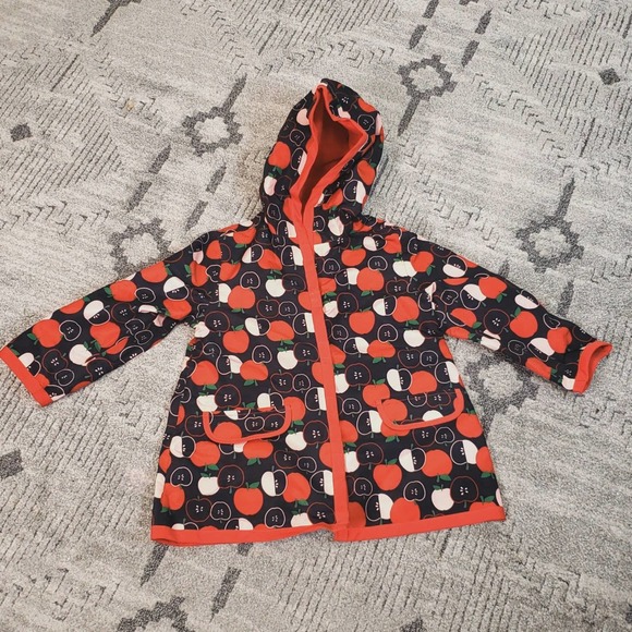 Gymboree Other - Gymboree Girls XS(3-4) Apple Print Rain Coat
